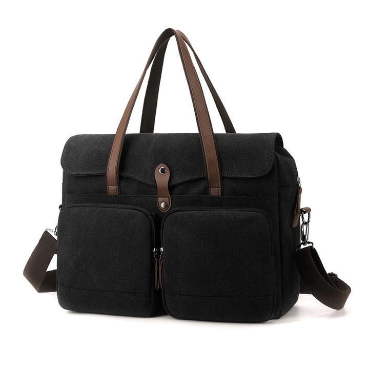 Stylish Canvas Briefcase Kalsten