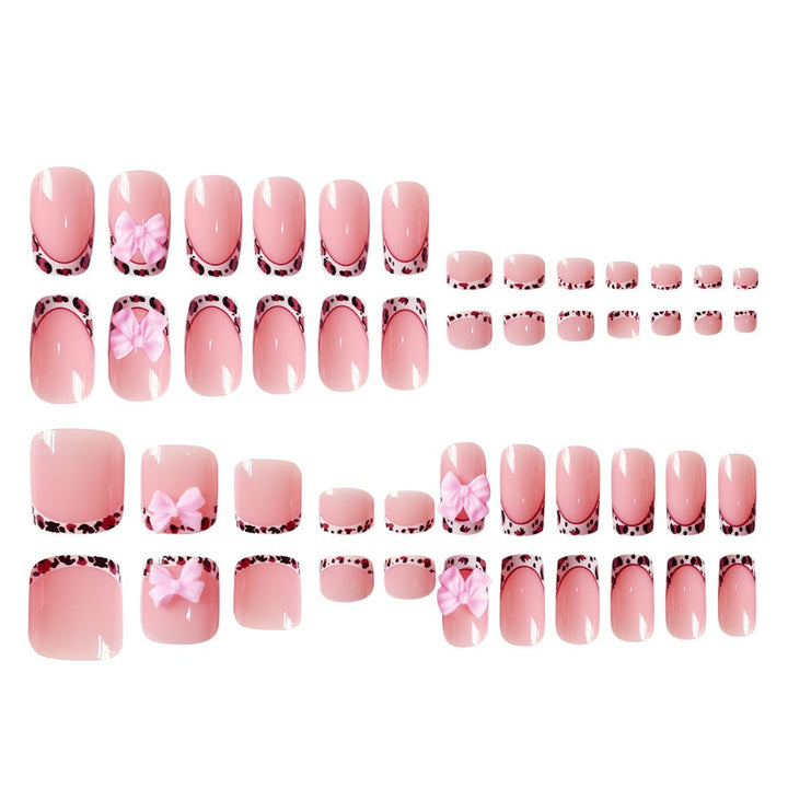 Artistic Nail Set with Bow Accents Kalsten