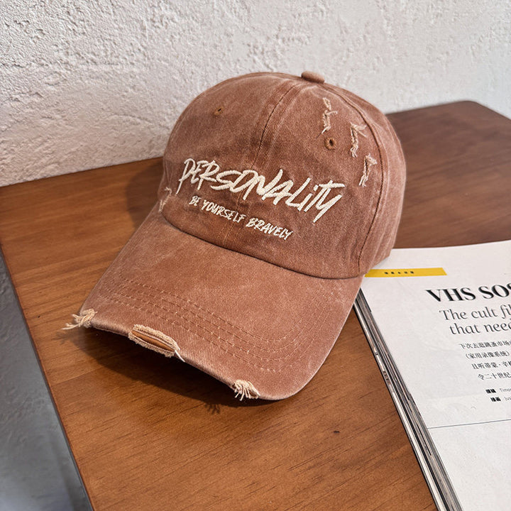 Distressed Casual Cap