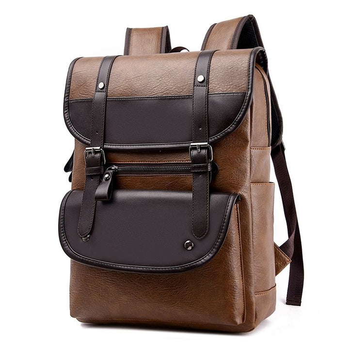 Backpack made of high-quality synthetic leather with multifunctional compartment system Kalsten