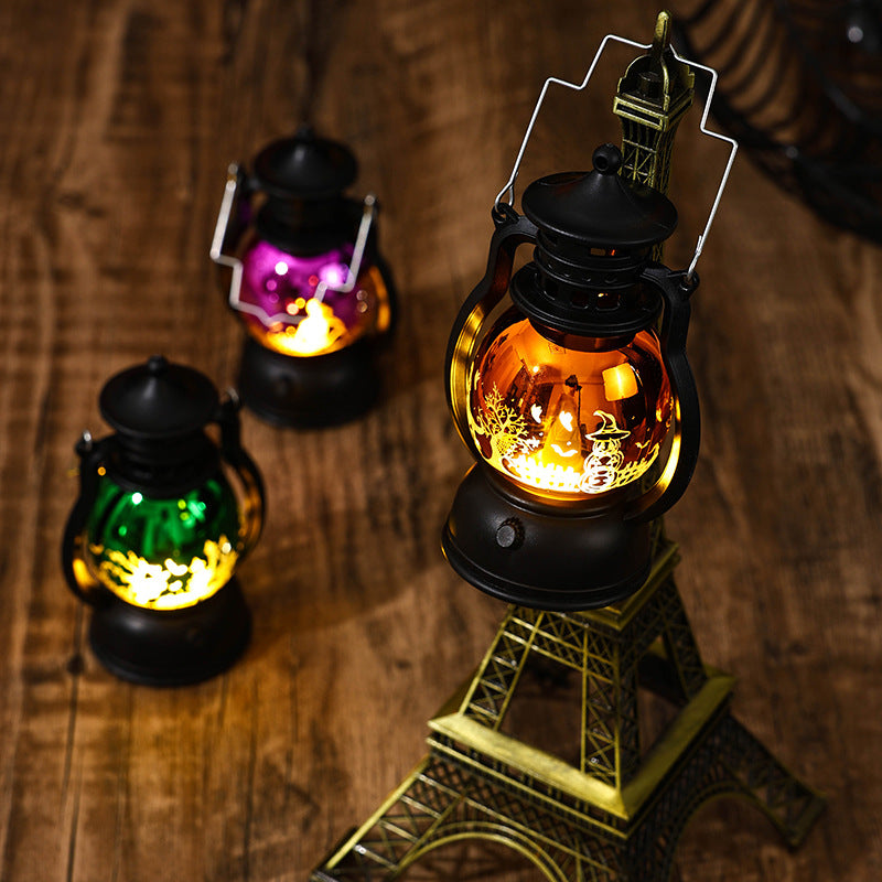 Nostalgic Lantern with Christmas Scenes Kalsten