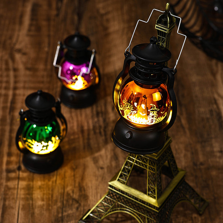Nostalgic Lantern with Christmas Scenes Kalsten
