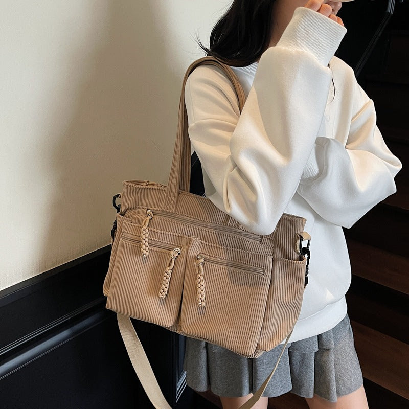 Stylish Multi-Pocket Tote Bag Kalsten