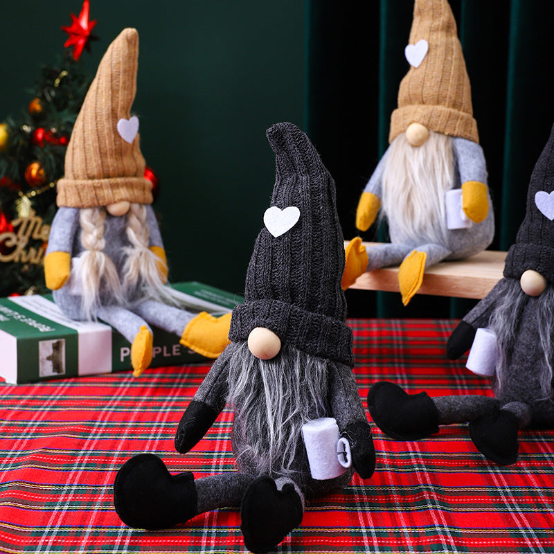 Decorative Christmas gnome figure Kalsten