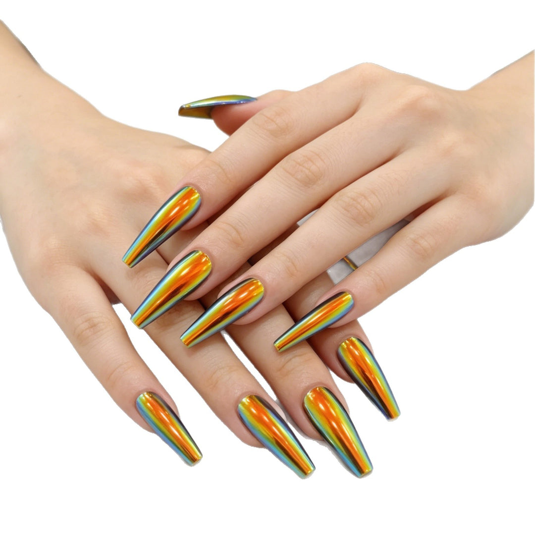 Premium Long-Lasting Rainbow Nail Art Extensions Kalsten