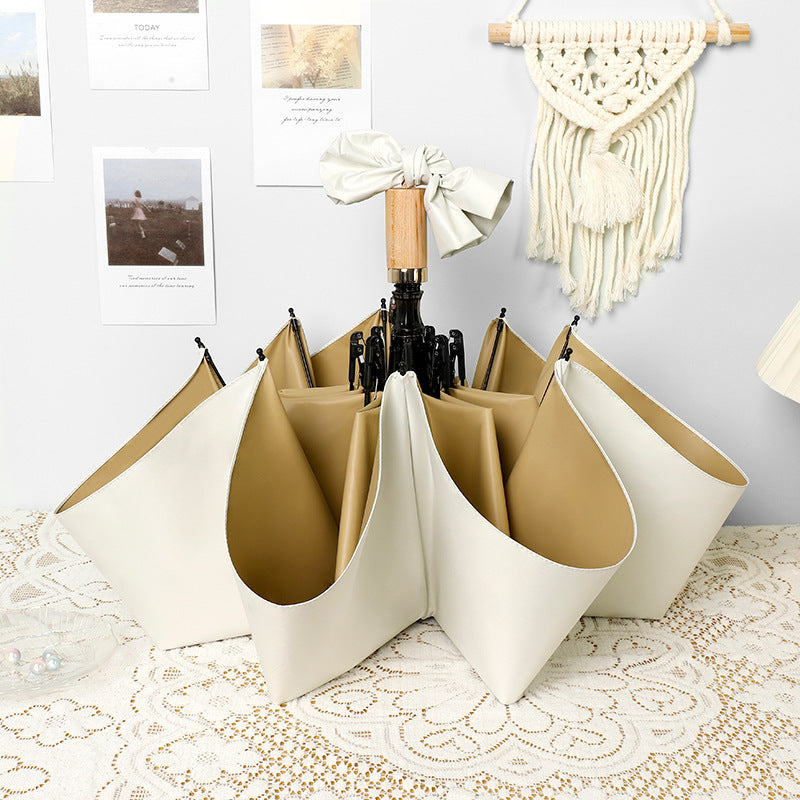 Women compact folding umbrella with stylish design and practical carrying strap Kalsten