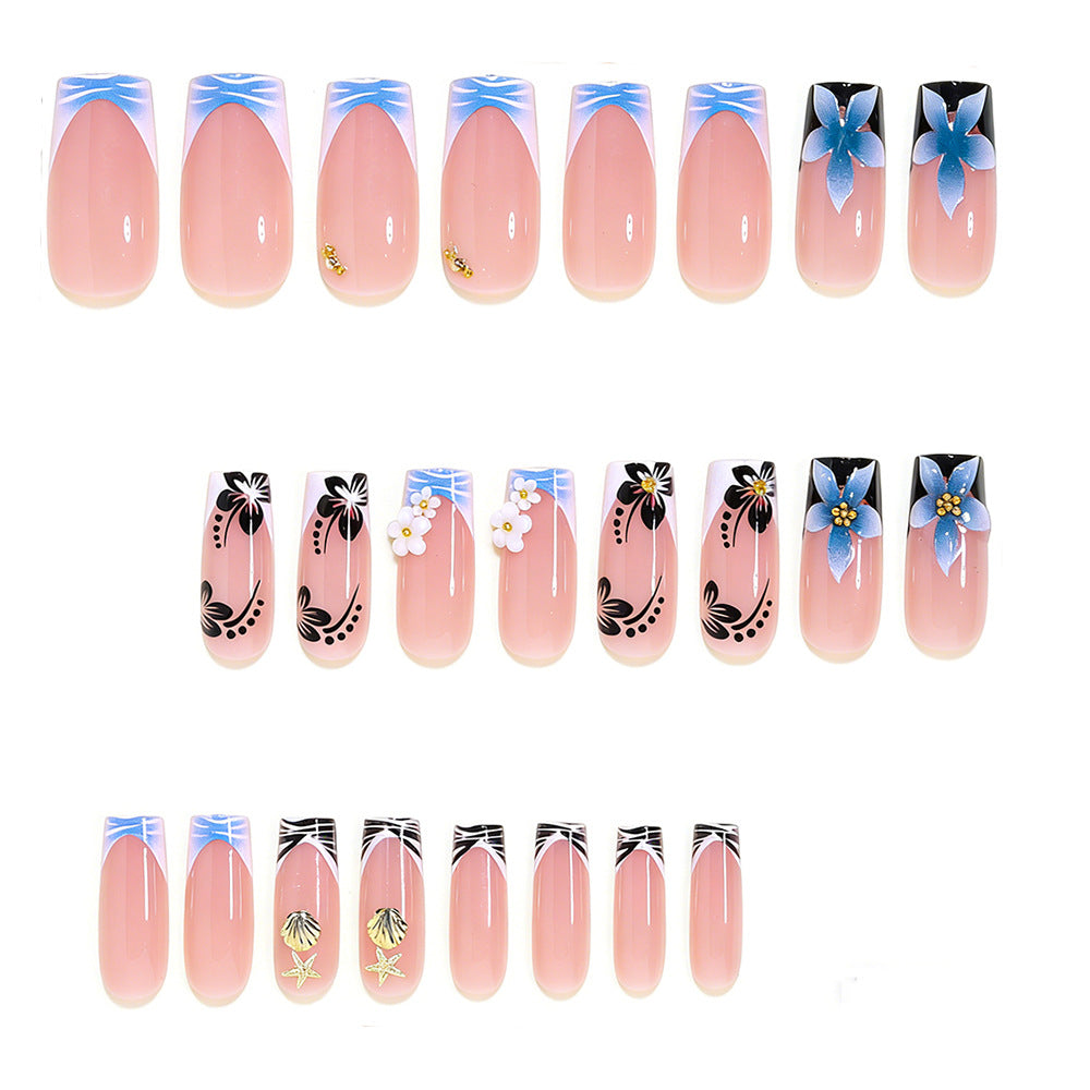 Floral Pattern Nail Art Extensions Kalsten