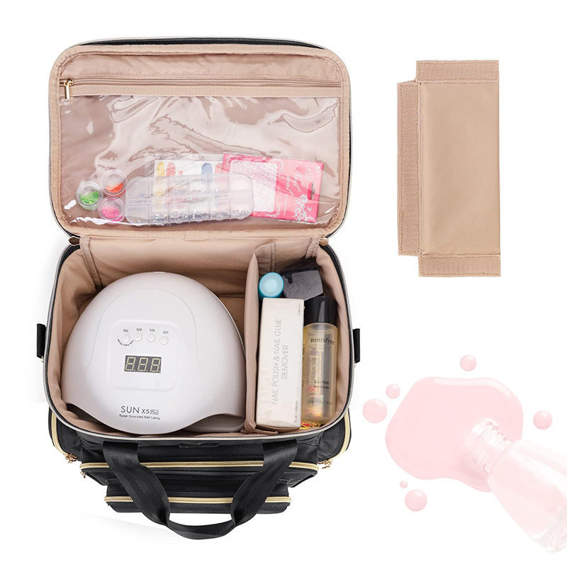 Practical cosmetics and nail organizer bag Kalsten