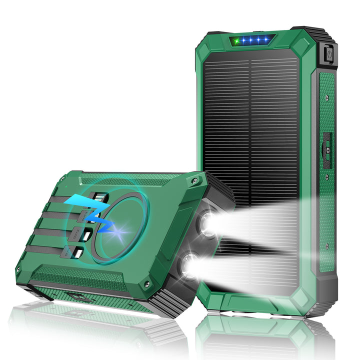 Solar and fast charging power bank with LED flashlight Kalsten