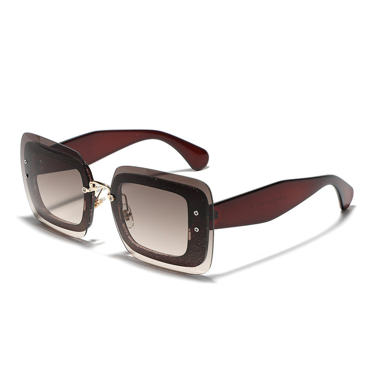 Women's square sunglasses with innovative frame Kalsten