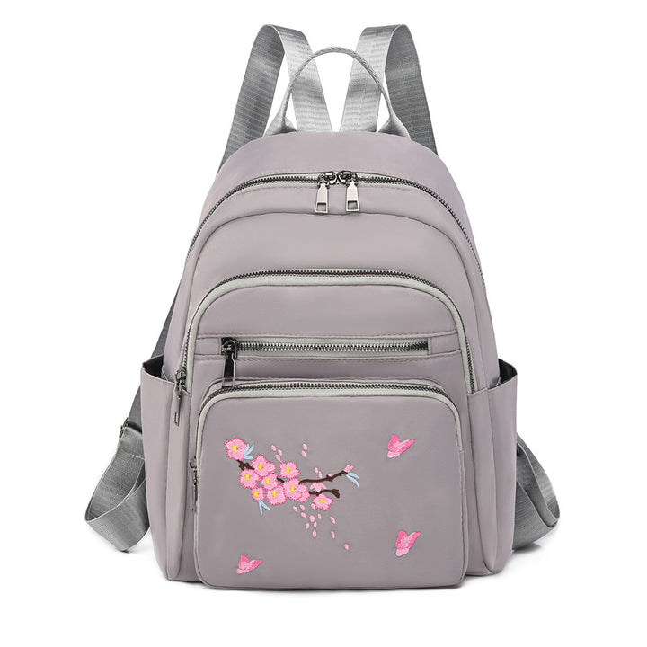 Elegant Embroidered Mini Backpack