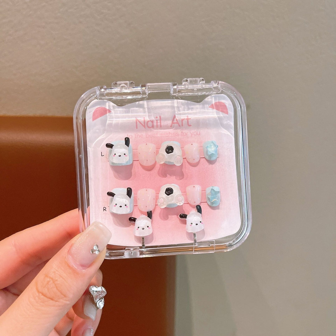 Artificial nails with sweet character design Kalsten