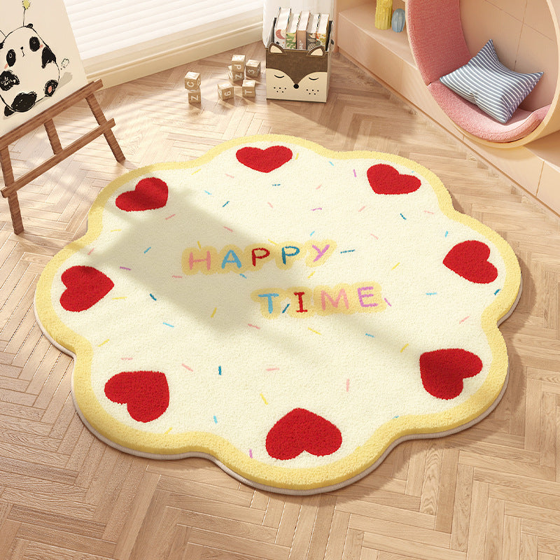 Cartoon Character Playful Area Rug
