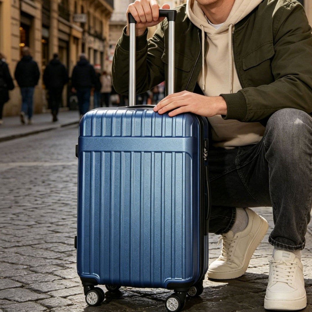 Unisex Robust Hard Shell Travel Suitcase Kalsten