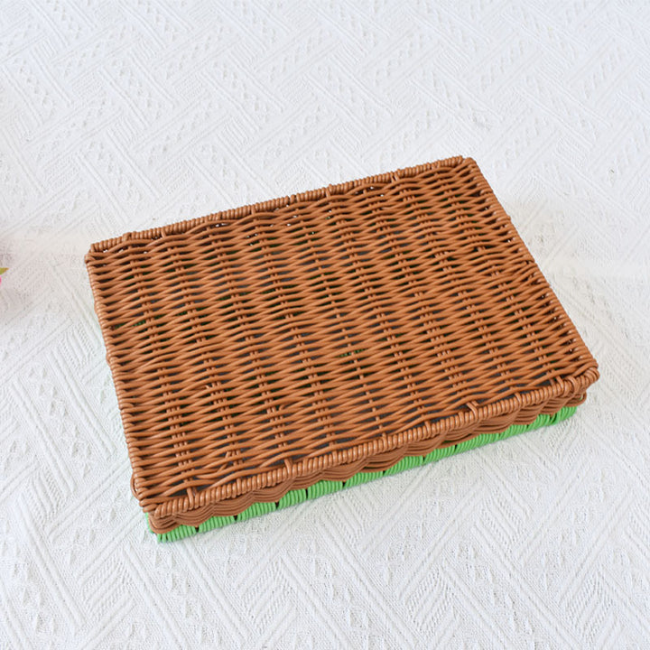 Multi-Tiered Woven Storage Tray Kalsten