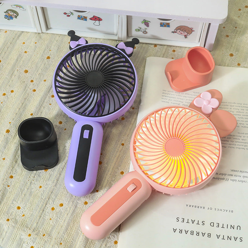 Women Portable USB Hand Fan with Cute Design Kalsten