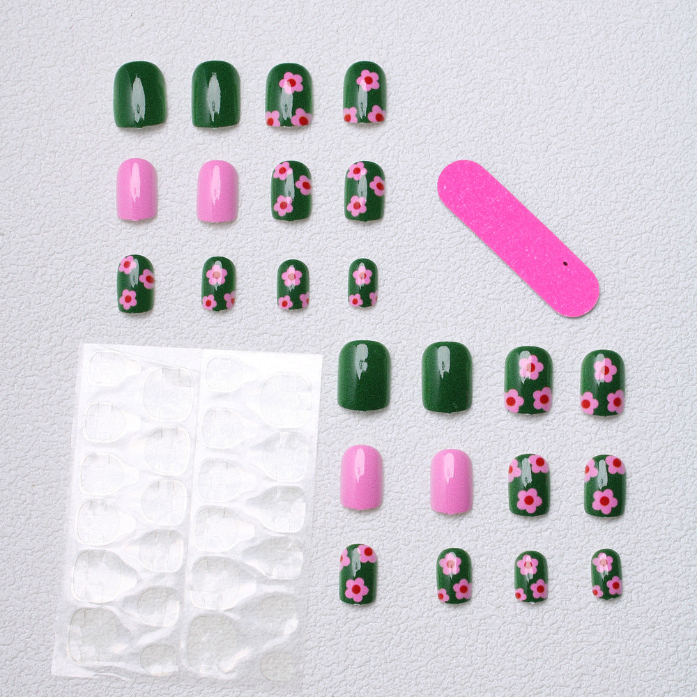 Playful Floral Press-On Nails Kalsten