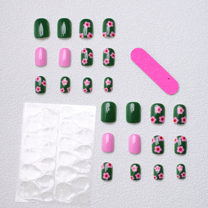 Playful Floral Press-On Nails Kalsten