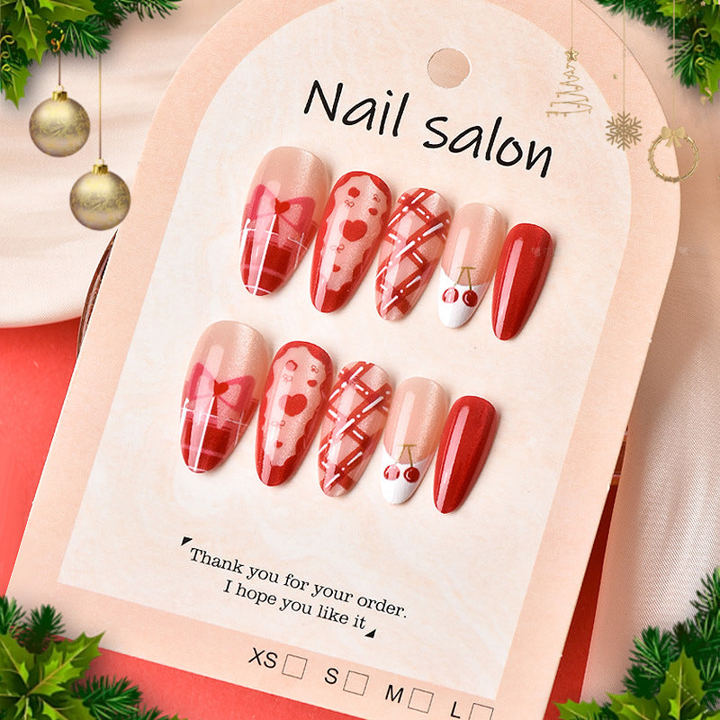 Festive Nail Art Press-On Set Kalsten