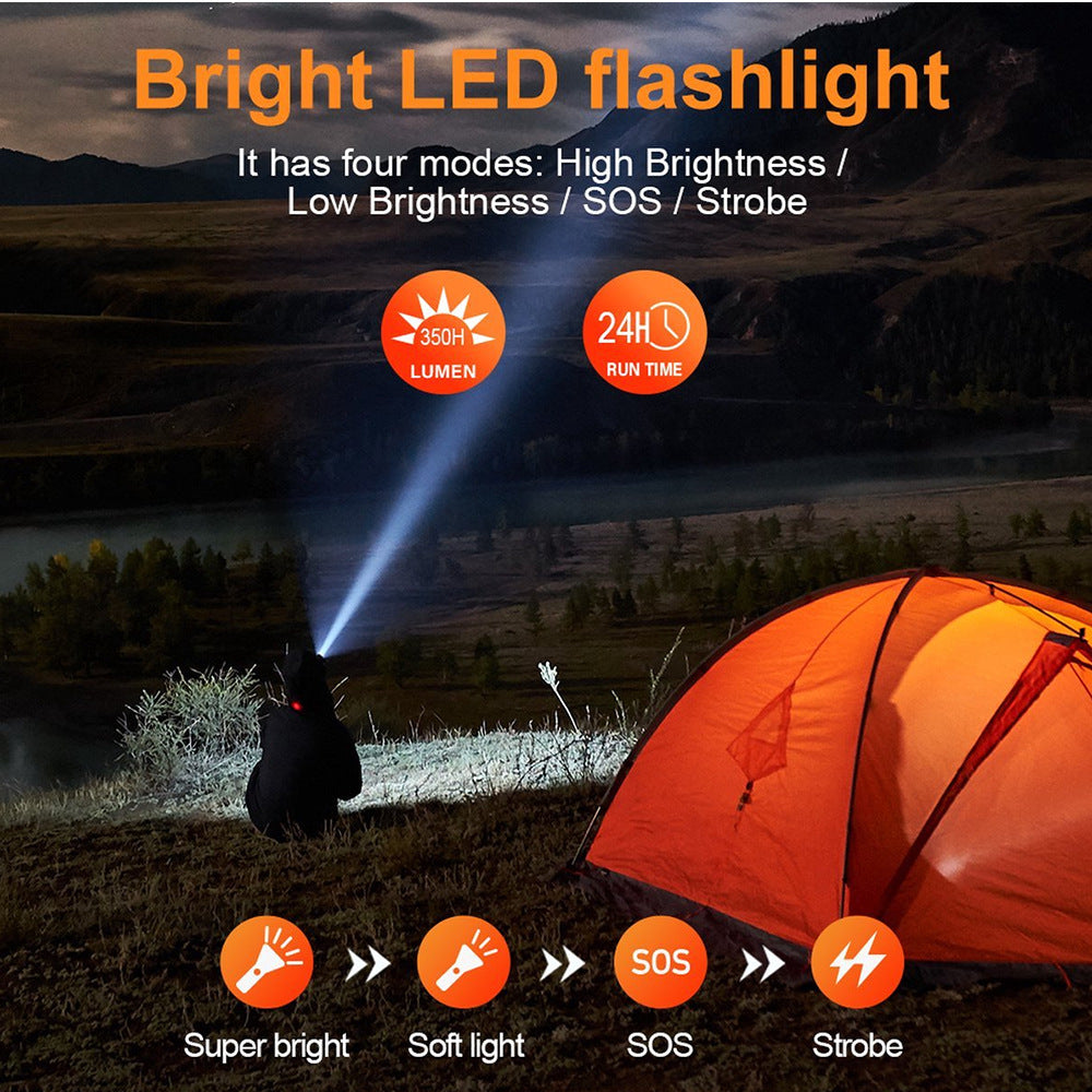 Robust Solar Power Bank with LED Flashlight Kalsten