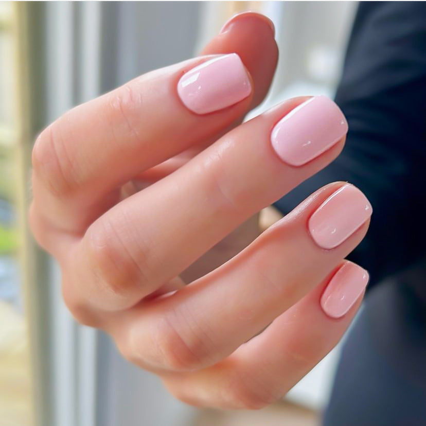 Glossy Press-On Nail Set with Elegant Design Kalsten