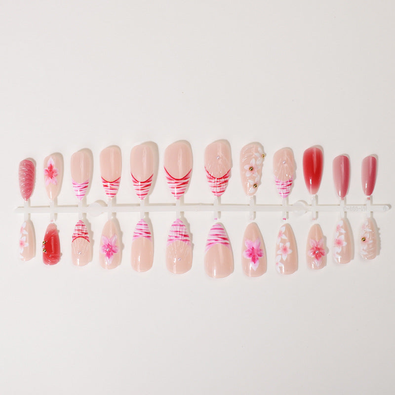 Floral Art Press-On Nail Tips Collection Kalsten