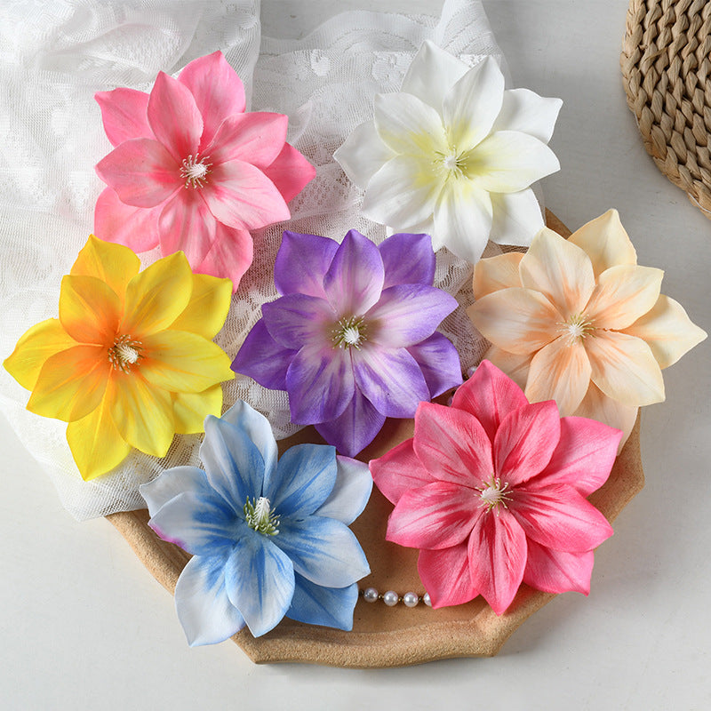 Elegant Fabric Floral Clip