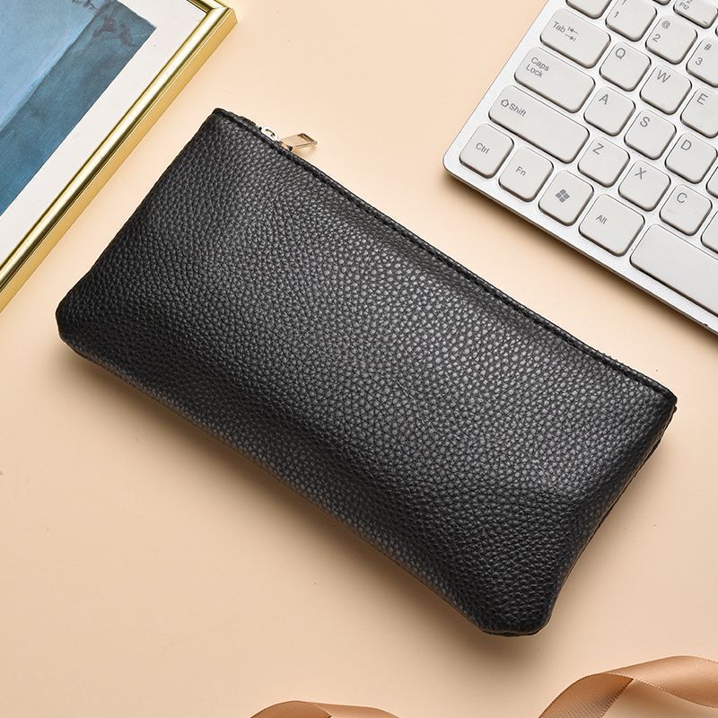 Premium Leather Zippered Pencil Case Kalsten