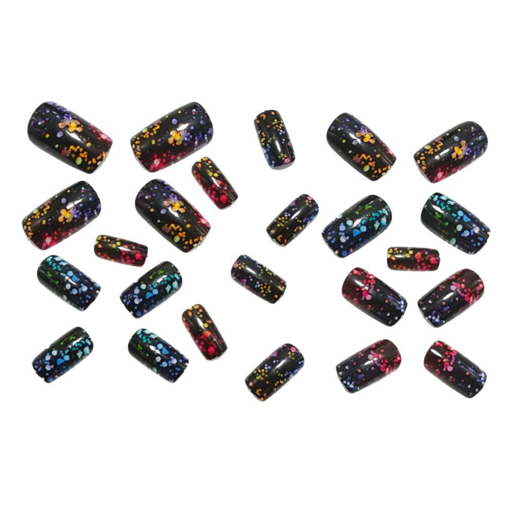 Artificial nails with sparkling glitter effect Kalsten