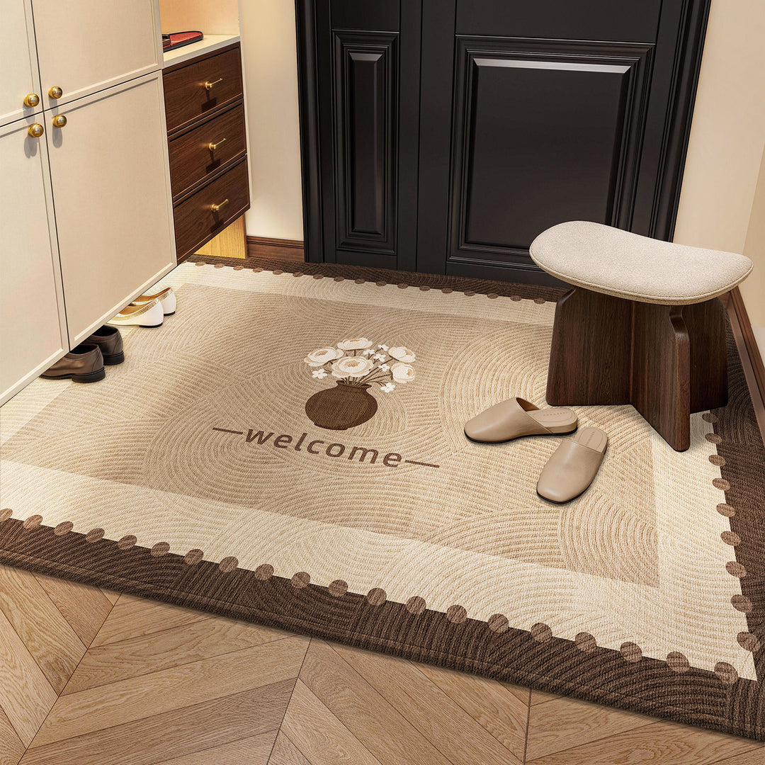 Elegant Floral Pattern Area Rug