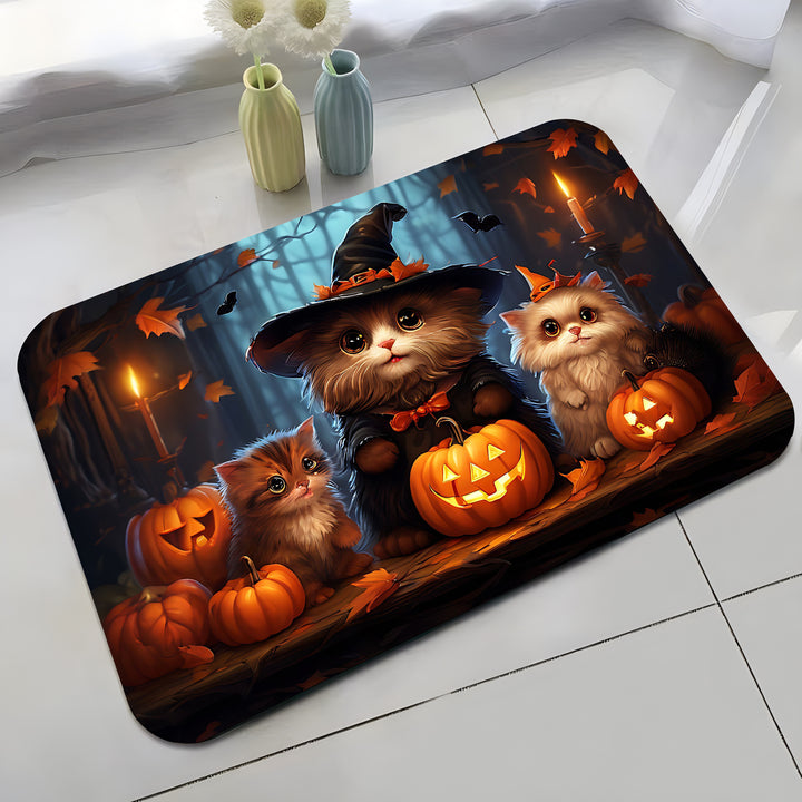 Halloween-Themed Cat Decorative Mat Kalsten