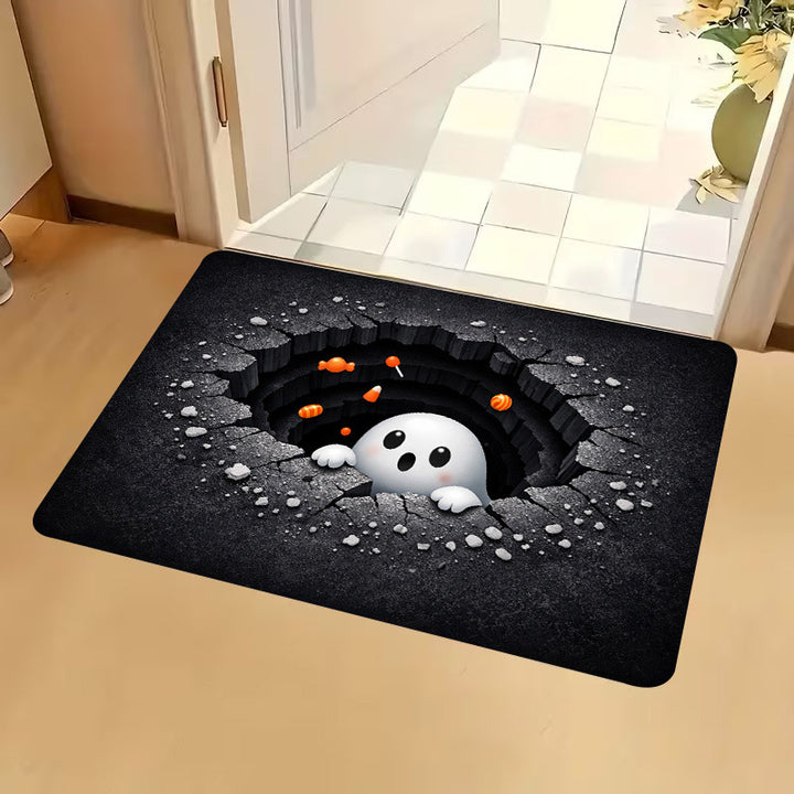 Fun Ghost-Themed Indoor Doormat Kalsten