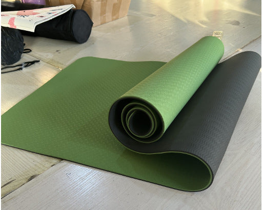 Non-slip fitness yoga mat with double cushioning Kalsten