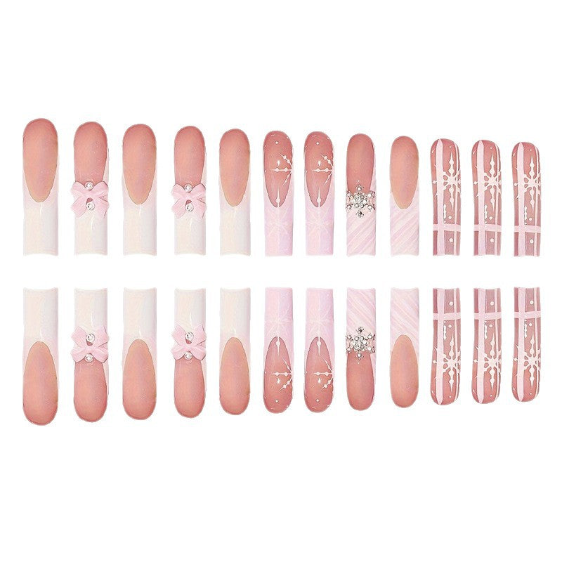 Glamorous Holiday Press-On Nail Set Kalsten