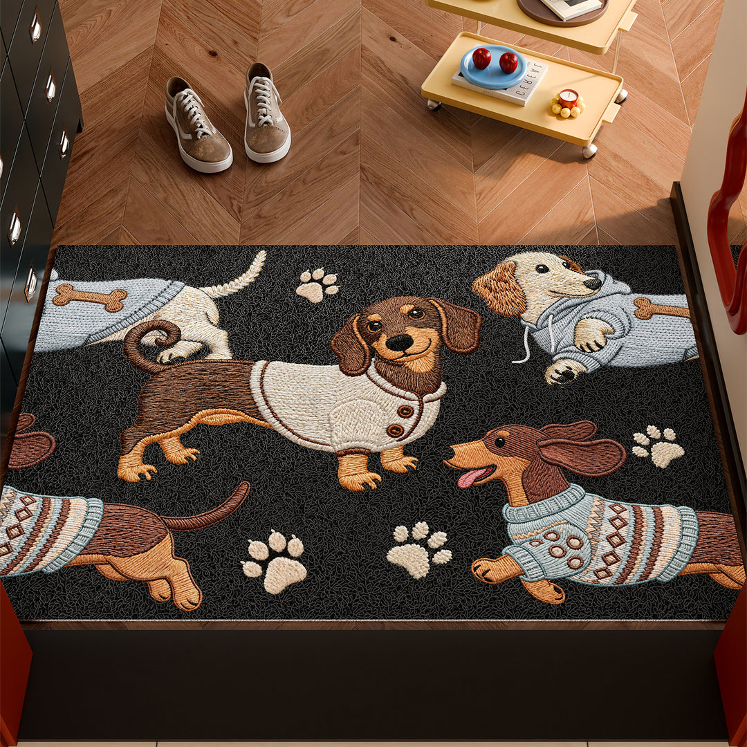 Dog-Themed Decorative Doormat