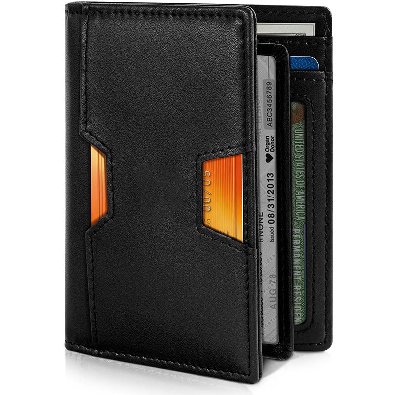 Slim RFID-Blocking Leather Cardholder Kalsten