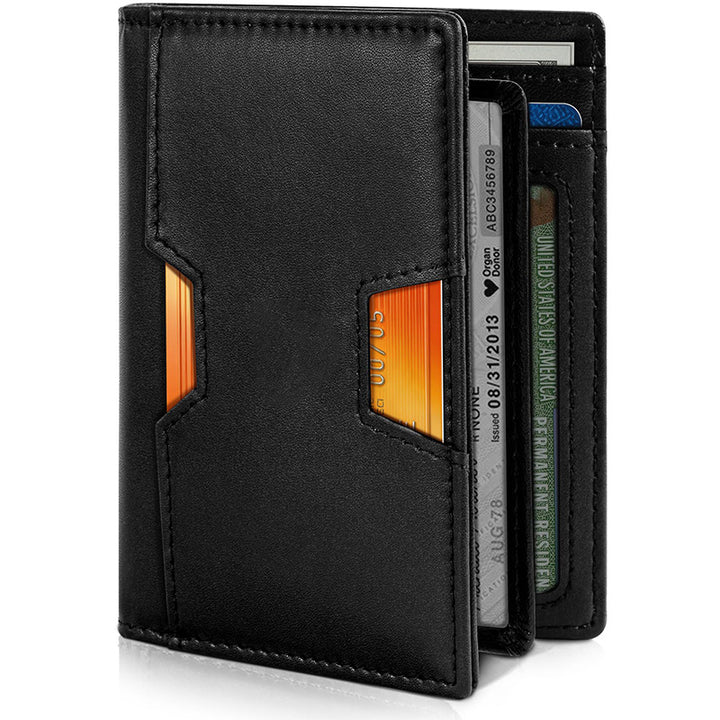 Slim RFID-Blocking Leather Cardholder Kalsten