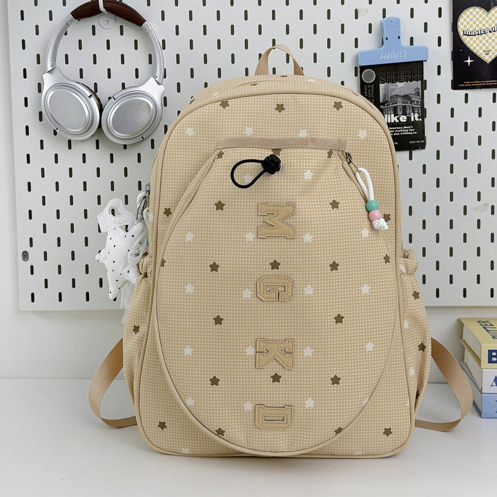 Star-Patterned Casual School Backpack Kalsten