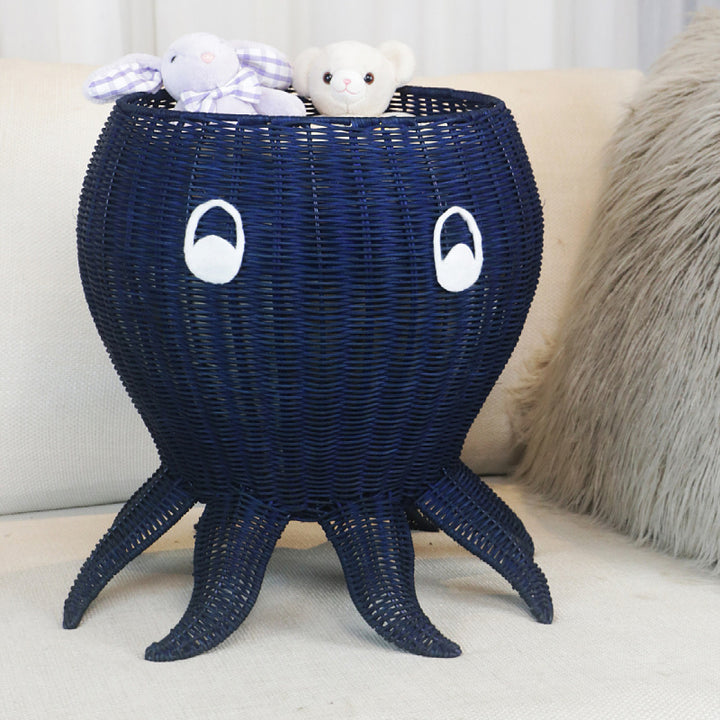Cute Octopus-Shaped Woven Planter Kalsten