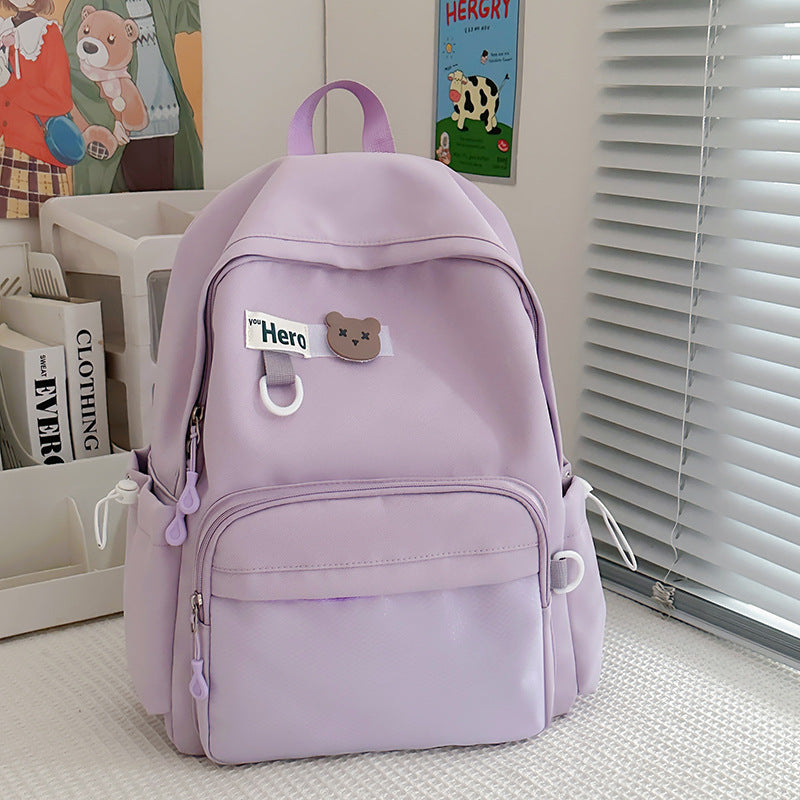 Cute Illustrated School Backpack