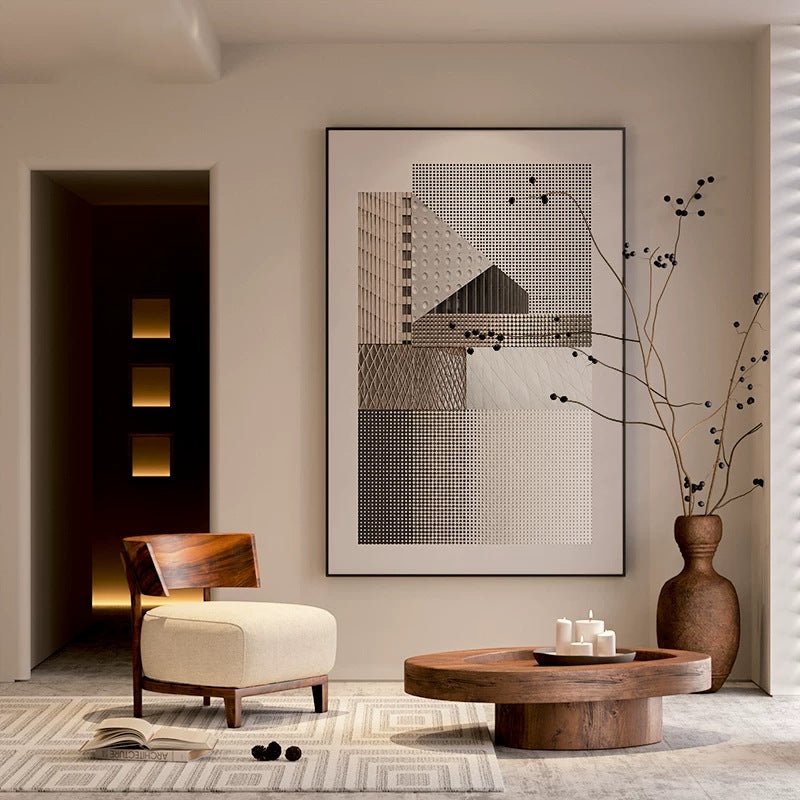 Geometric Abstract Framed Wall Art