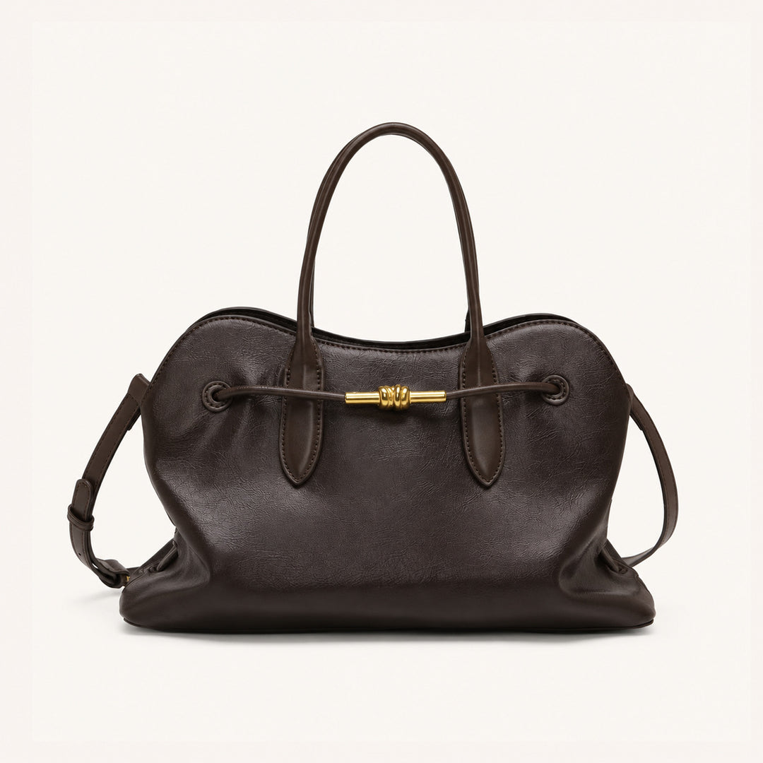 Accented Leather Handbag