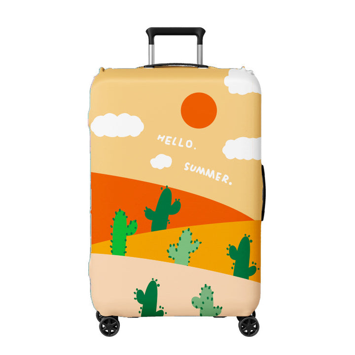Unisex hard-shell travel suitcase with creative ice cream design Kalsten