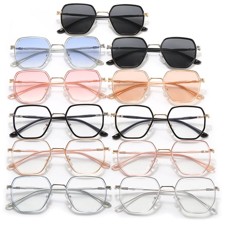 Women geometric sunglasses with elegant lens design Kalsten