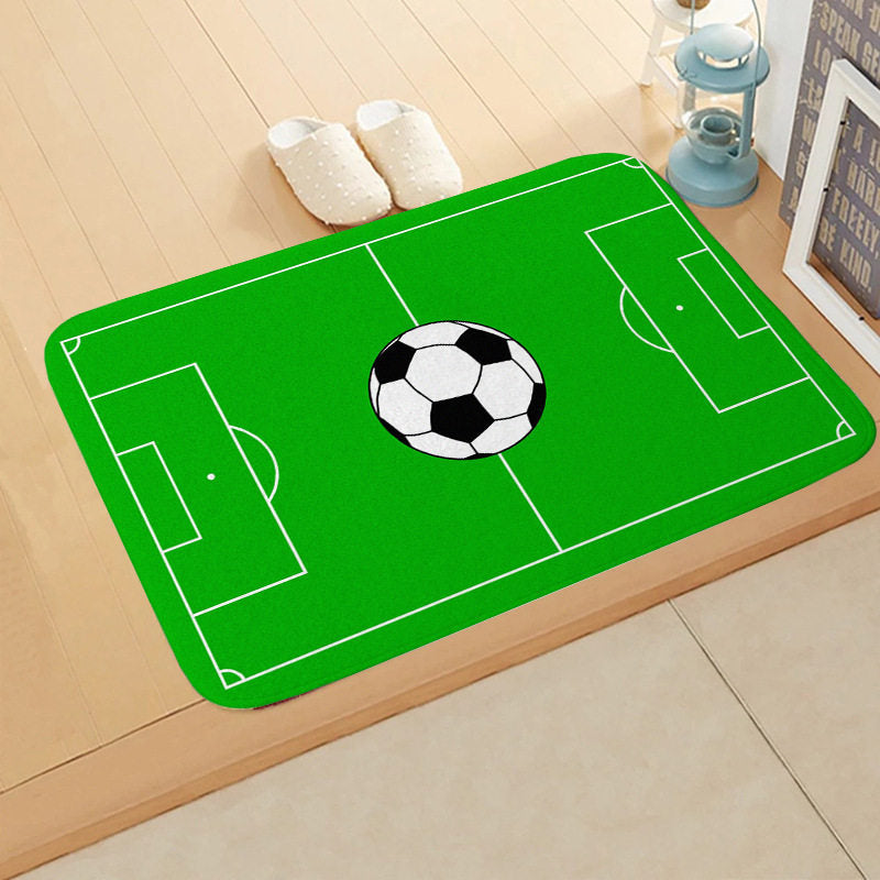 Football-Themed Indoor Mat