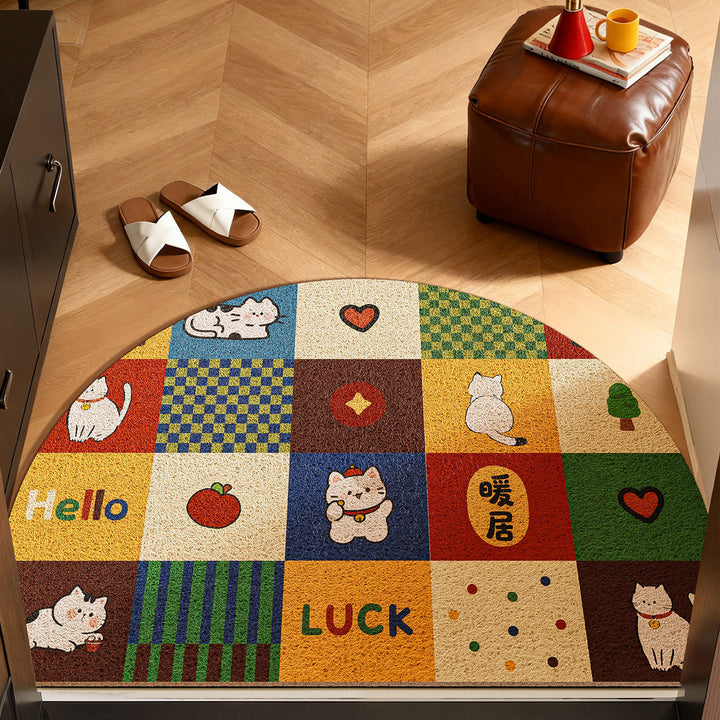 Decorative Dog-Themed Area Mat Kalsten