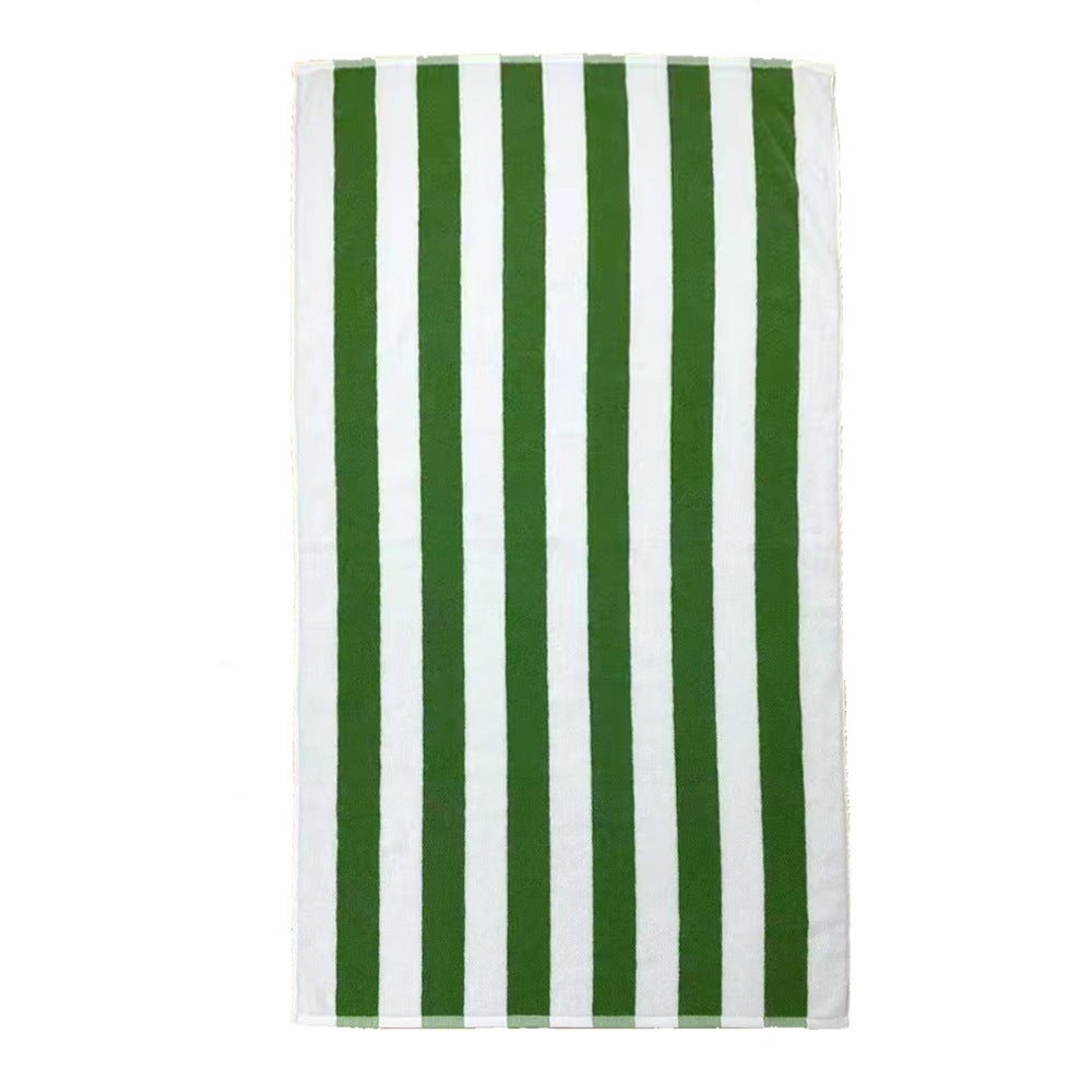 Luxurious Beach Towel With Elegant Striped Pattern Kalsten