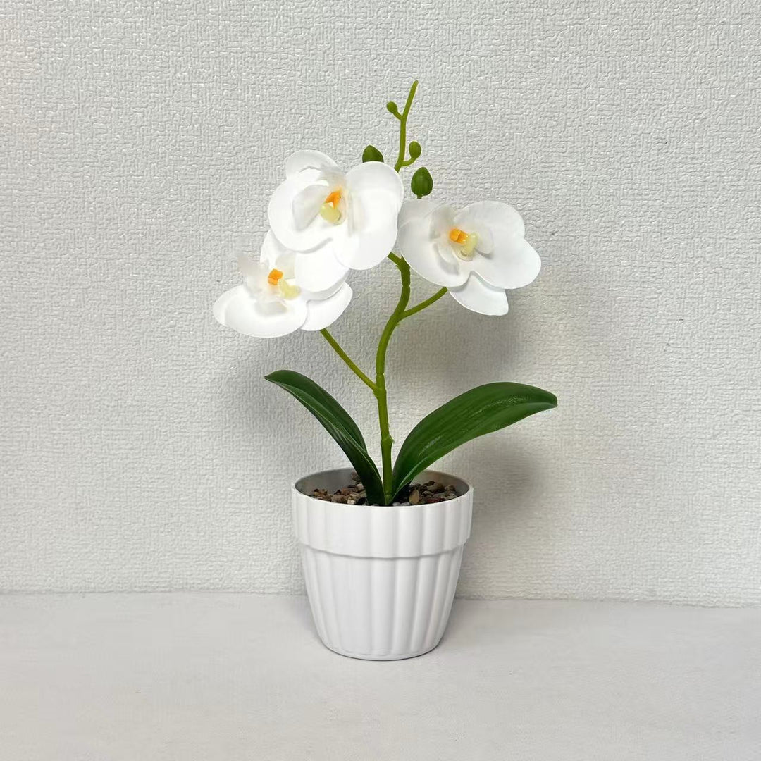 Decorative Artificial Orchid Arrangement for Decorative Home Display