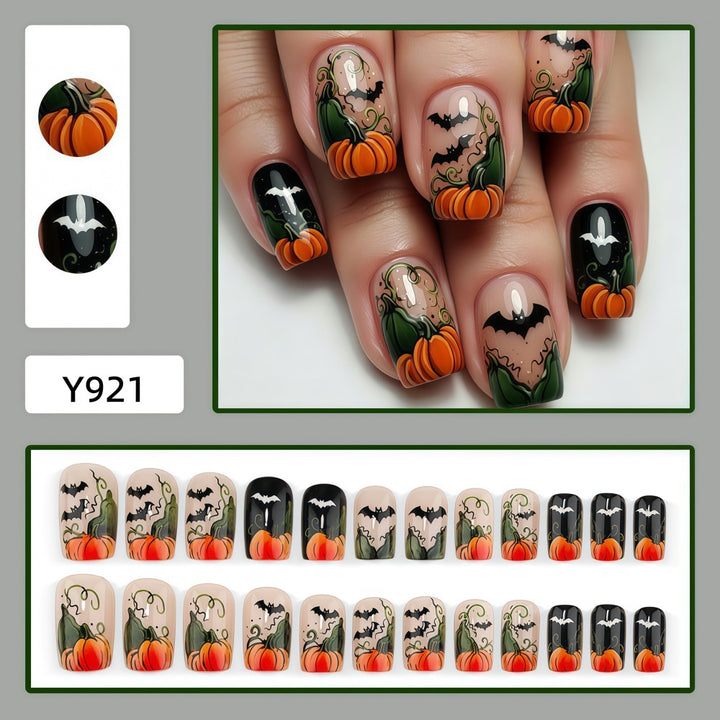 Artificial nail set with Halloween motif Kalsten