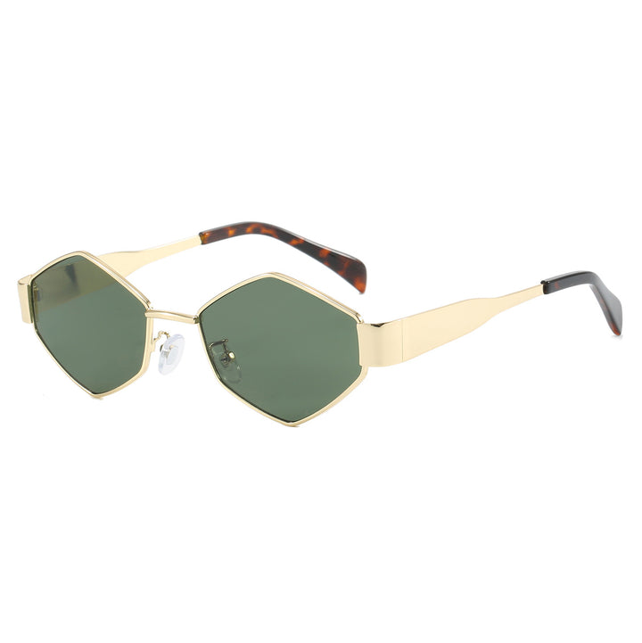 Women's modern geometric sunglasses with high-quality metal frame Kalsten